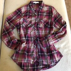Eden & Olivia Large plaid shirt